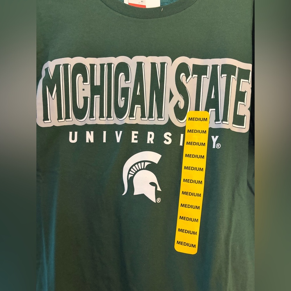 Michigan State University Green Short Sleeve Tee - Picture 2 of 3
